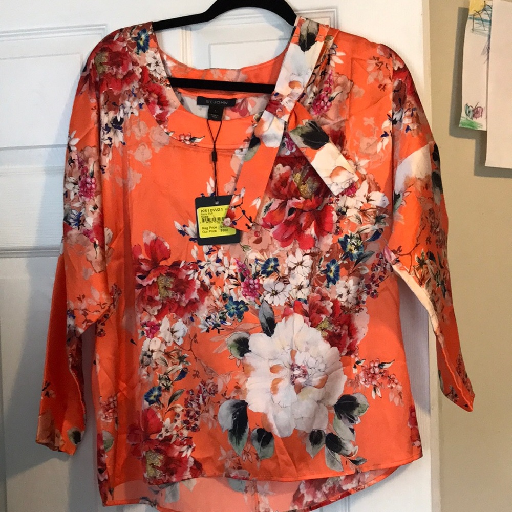 Silk st John top